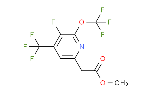 AM168779 | 1803676-48-3 | Methyl 3-fluoro-2-(trifluoromethoxy)-4-(trifluoromethyl)pyridine-6-acetate