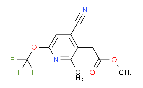 AM168790 | 1804342-28-6 | Methyl 4-cyano-2-methyl-6-(trifluoromethoxy)pyridine-3-acetate