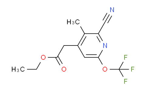 AM168801 | 1806155-64-5 | Ethyl 2-cyano-3-methyl-6-(trifluoromethoxy)pyridine-4-acetate