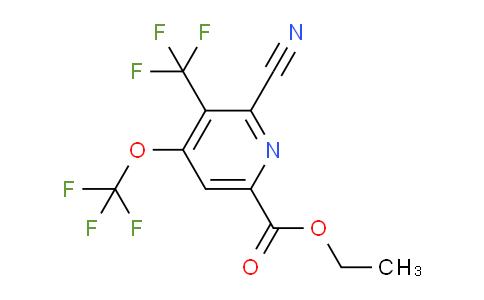AM168807 | 1806253-93-9 | Ethyl 2-cyano-4-(trifluoromethoxy)-3-(trifluoromethyl)pyridine-6-carboxylate