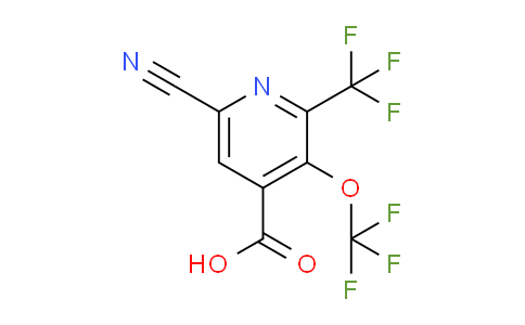 AM168824 | 1804331-41-6 | 6-Cyano-3-(trifluoromethoxy)-2-(trifluoromethyl)pyridine-4-carboxylic acid