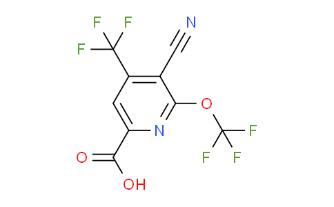 AM168830 | 1804296-87-4 | 3-Cyano-2-(trifluoromethoxy)-4-(trifluoromethyl)pyridine-6-carboxylic acid