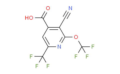 AM168832 | 1804623-37-7 | 3-Cyano-2-(trifluoromethoxy)-6-(trifluoromethyl)pyridine-4-carboxylic acid