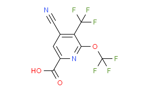 AM168837 | 1804297-09-3 | 4-Cyano-2-(trifluoromethoxy)-3-(trifluoromethyl)pyridine-6-carboxylic acid