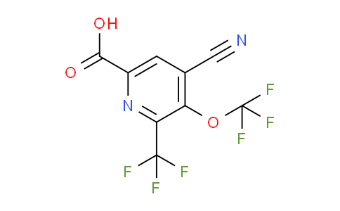 AM168840 | 1806077-37-1 | 4-Cyano-3-(trifluoromethoxy)-2-(trifluoromethyl)pyridine-6-carboxylic acid