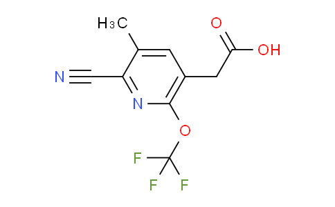 AM168843 | 1804819-63-3 | 2-Cyano-3-methyl-6-(trifluoromethoxy)pyridine-5-acetic acid