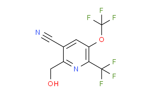 3-Cyano-5-(trifluoromethoxy)-6-(trifluoromethyl)pyridine-2-methanol