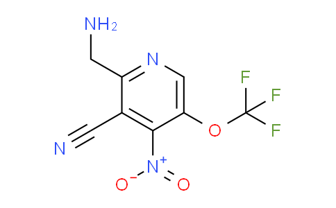 2-(Aminomethyl)-3-cyano-4-nitro-5-(trifluoromethoxy)pyridine