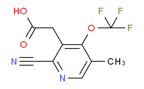2-Cyano-5-methyl-4-(trifluoromethoxy)pyridine-3-acetic acid
