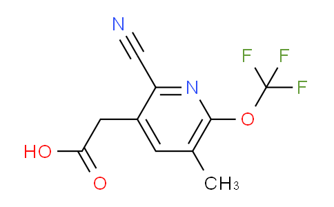 AM168849 | 1806253-84-8 | 2-Cyano-5-methyl-6-(trifluoromethoxy)pyridine-3-acetic acid