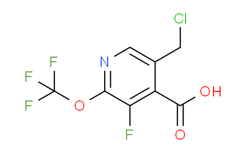 AM168859 | 1804333-64-9 | 5-(Chloromethyl)-3-fluoro-2-(trifluoromethoxy)pyridine-4-carboxylic acid