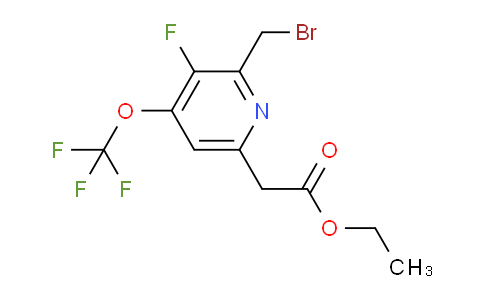AM168862 | 1804749-86-7 | Ethyl 2-(bromomethyl)-3-fluoro-4-(trifluoromethoxy)pyridine-6-acetate