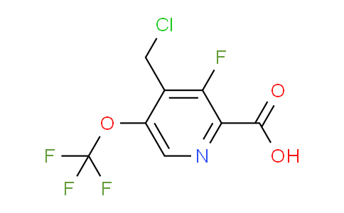 AM168867 | 1804482-82-3 | 4-(Chloromethyl)-3-fluoro-5-(trifluoromethoxy)pyridine-2-carboxylic acid