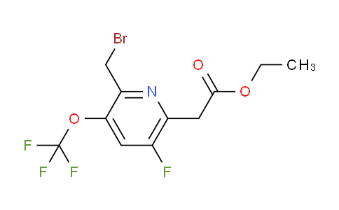 AM168870 | 1804644-12-9 | Ethyl 2-(bromomethyl)-5-fluoro-3-(trifluoromethoxy)pyridine-6-acetate