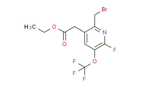 AM168876 | 1804644-20-9 | Ethyl 2-(bromomethyl)-6-fluoro-5-(trifluoromethoxy)pyridine-3-acetate