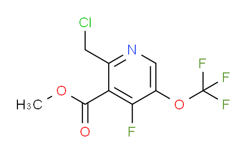 Methyl 2-(chloromethyl)-4-fluoro-5-(trifluoromethoxy)pyridine-3-carboxylate