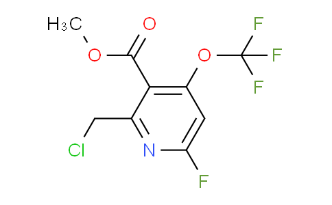 Methyl 2-(chloromethyl)-6-fluoro-4-(trifluoromethoxy)pyridine-3-carboxylate