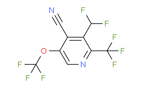 AM168887 | 1806254-77-2 | 4-Cyano-3-(difluoromethyl)-5-(trifluoromethoxy)-2-(trifluoromethyl)pyridine