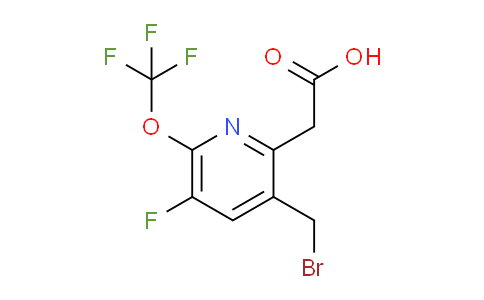 3-(Bromomethyl)-5-fluoro-6-(trifluoromethoxy)pyridine-2-acetic acid