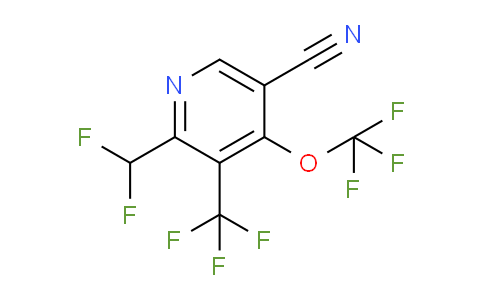 5-Cyano-2-(difluoromethyl)-4-(trifluoromethoxy)-3-(trifluoromethyl)pyridine