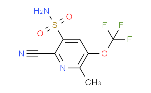 2-Cyano-6-methyl-5-(trifluoromethoxy)pyridine-3-sulfonamide