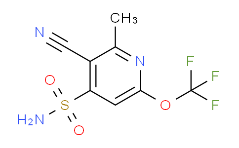 3-Cyano-2-methyl-6-(trifluoromethoxy)pyridine-4-sulfonamide