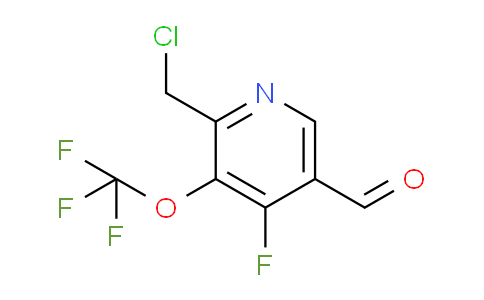 AM168912 | 1806154-43-7 | 2-(Chloromethyl)-4-fluoro-3-(trifluoromethoxy)pyridine-5-carboxaldehyde