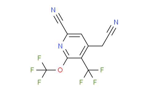 AM168913 | 1804735-67-8 | 6-Cyano-2-(trifluoromethoxy)-3-(trifluoromethyl)pyridine-4-acetonitrile