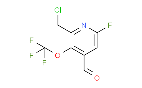 AM168920 | 1804759-61-2 | 2-(Chloromethyl)-6-fluoro-3-(trifluoromethoxy)pyridine-4-carboxaldehyde