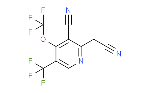 AM168923 | 1804708-85-7 | 3-Cyano-4-(trifluoromethoxy)-5-(trifluoromethyl)pyridine-2-acetonitrile