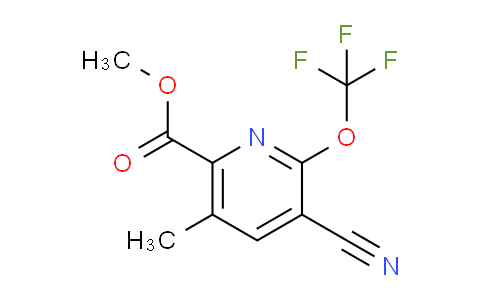 Methyl 3-cyano-5-methyl-2-(trifluoromethoxy)pyridine-6-carboxylate