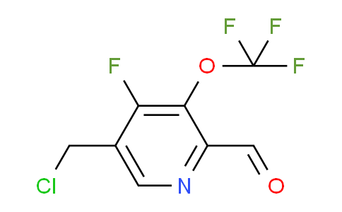 5-(Chloromethyl)-4-fluoro-3-(trifluoromethoxy)pyridine-2-carboxaldehyde