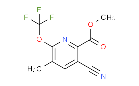 Methyl 3-cyano-5-methyl-6-(trifluoromethoxy)pyridine-2-carboxylate