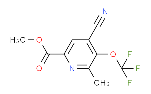 Methyl 4-cyano-2-methyl-3-(trifluoromethoxy)pyridine-6-carboxylate