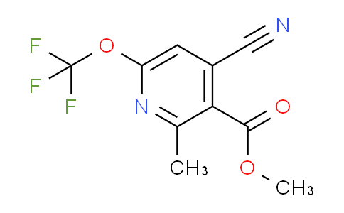 AM168932 | 1806253-63-3 | Methyl 4-cyano-2-methyl-6-(trifluoromethoxy)pyridine-3-carboxylate