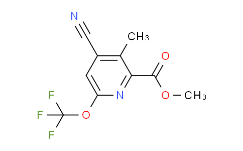 Methyl 4-cyano-3-methyl-6-(trifluoromethoxy)pyridine-2-carboxylate