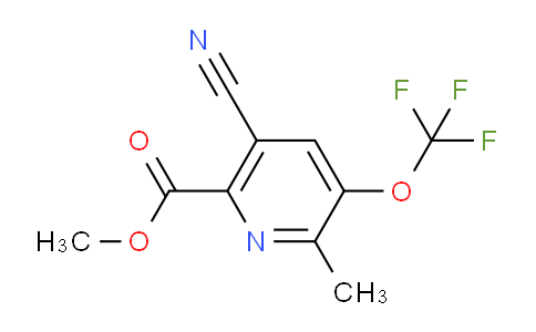 AM168937 | 1806155-04-3 | Methyl 5-cyano-2-methyl-3-(trifluoromethoxy)pyridine-6-carboxylate