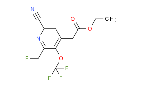 AM168938 | 1804621-78-0 | Ethyl 6-cyano-2-(fluoromethyl)-3-(trifluoromethoxy)pyridine-4-acetate