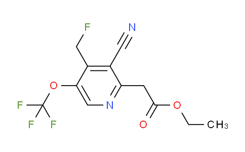 AM168941 | 1804779-59-6 | Ethyl 3-cyano-4-(fluoromethyl)-5-(trifluoromethoxy)pyridine-2-acetate