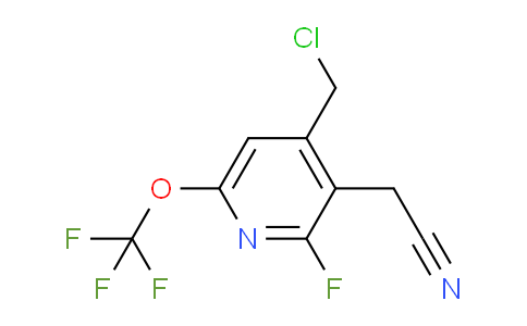 AM168964 | 1804748-61-5 | 4-(Chloromethyl)-2-fluoro-6-(trifluoromethoxy)pyridine-3-acetonitrile