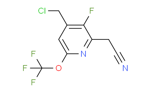 AM168968 | 1803945-38-1 | 4-(Chloromethyl)-3-fluoro-6-(trifluoromethoxy)pyridine-2-acetonitrile