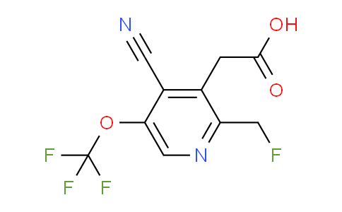 AM168974 | 1806163-22-3 | 4-Cyano-2-(fluoromethyl)-5-(trifluoromethoxy)pyridine-3-acetic acid