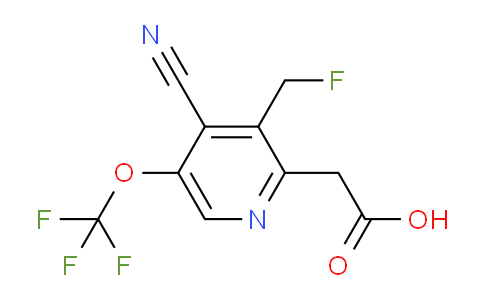 AM168978 | 1803948-40-4 | 4-Cyano-3-(fluoromethyl)-5-(trifluoromethoxy)pyridine-2-acetic acid