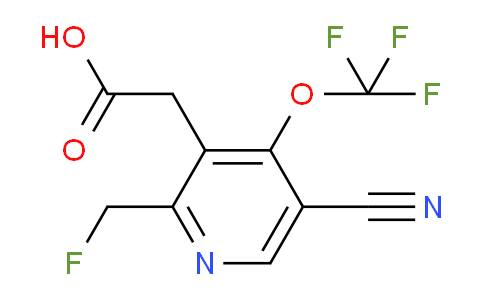 AM168981 | 1804338-45-1 | 5-Cyano-2-(fluoromethyl)-4-(trifluoromethoxy)pyridine-3-acetic acid