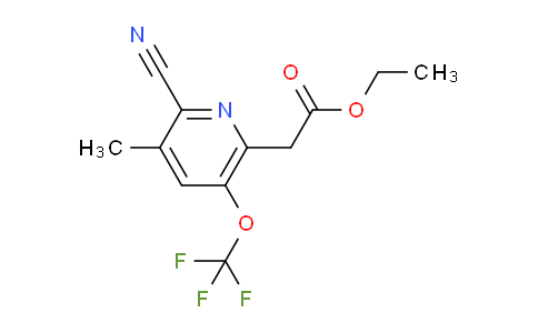 AM169009 | 1804398-77-3 | Ethyl 2-cyano-3-methyl-5-(trifluoromethoxy)pyridine-6-acetate