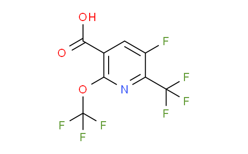 AM169010 | 1804678-44-1 | 3-Fluoro-6-(trifluoromethoxy)-2-(trifluoromethyl)pyridine-5-carboxylic acid
