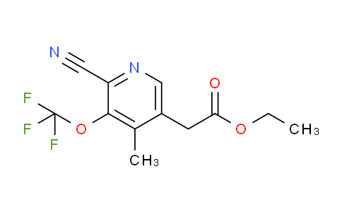 AM169012 | 1806243-33-3 | Ethyl 2-cyano-4-methyl-3-(trifluoromethoxy)pyridine-5-acetate