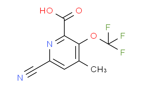 AM169030 | 1806075-31-9 | 6-Cyano-4-methyl-3-(trifluoromethoxy)pyridine-2-carboxylic acid