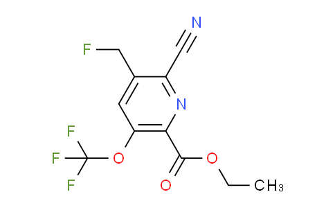 AM169031 | 1804309-25-8 | Ethyl 2-cyano-3-(fluoromethyl)-5-(trifluoromethoxy)pyridine-6-carboxylate