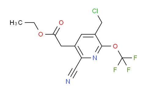 AM169042 | 1803663-76-4 | Ethyl 3-(chloromethyl)-6-cyano-2-(trifluoromethoxy)pyridine-5-acetate